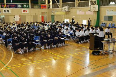 進路担当からの話